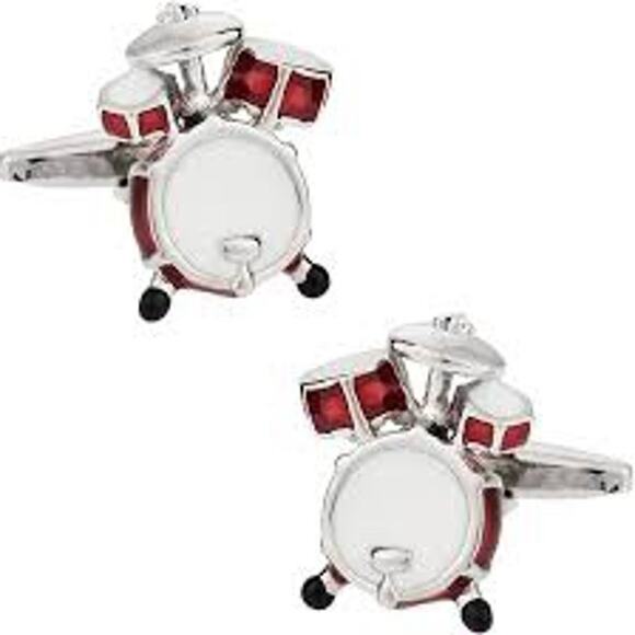 Drum Set Cufflinks - Picture 1 of 3